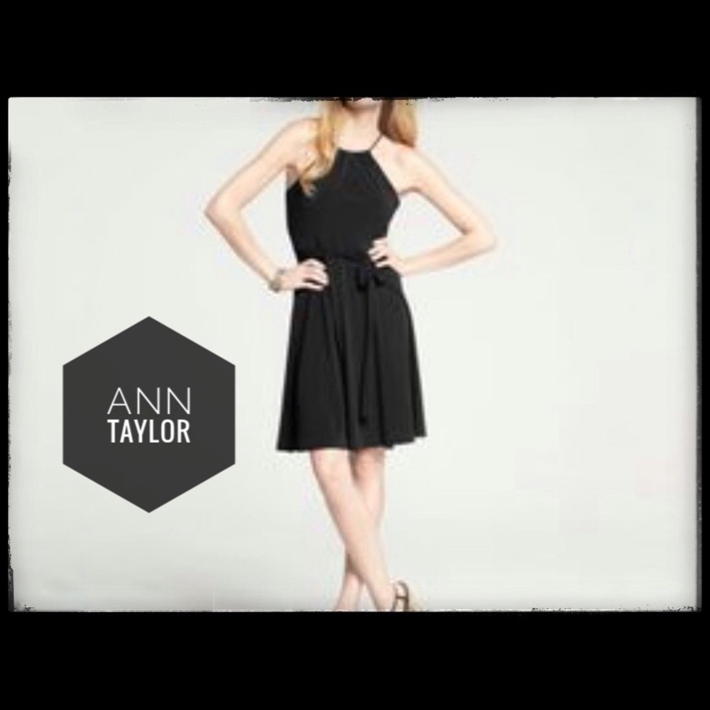 Ann Taylor black teacup dress